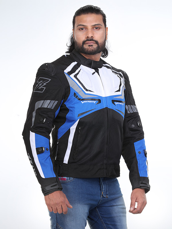 zeus viper smart jacket black blue