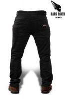 DARK RIDER MOTORCYCLE JEANS BLACK