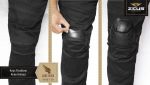 DARK RIDER MOTORCYCLE JEANS BLACK