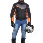 ZEUS OCTANE JACKET BLACK ORANGE