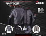 ZEUS RAPTOR JACKET GREY BLACK