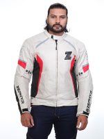 ZEUS ZEPHYR SMART JACKET BEIGE RED