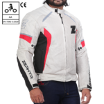 ZEUS ZEPHYR SMART JACKET BEIGE RED