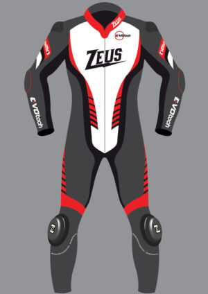 Zeus Evo-Tech Race Red/Black Custom Fit