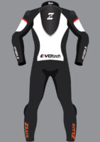 Zeus Evo-Tech Race Suit Orange/White/Black Customizable